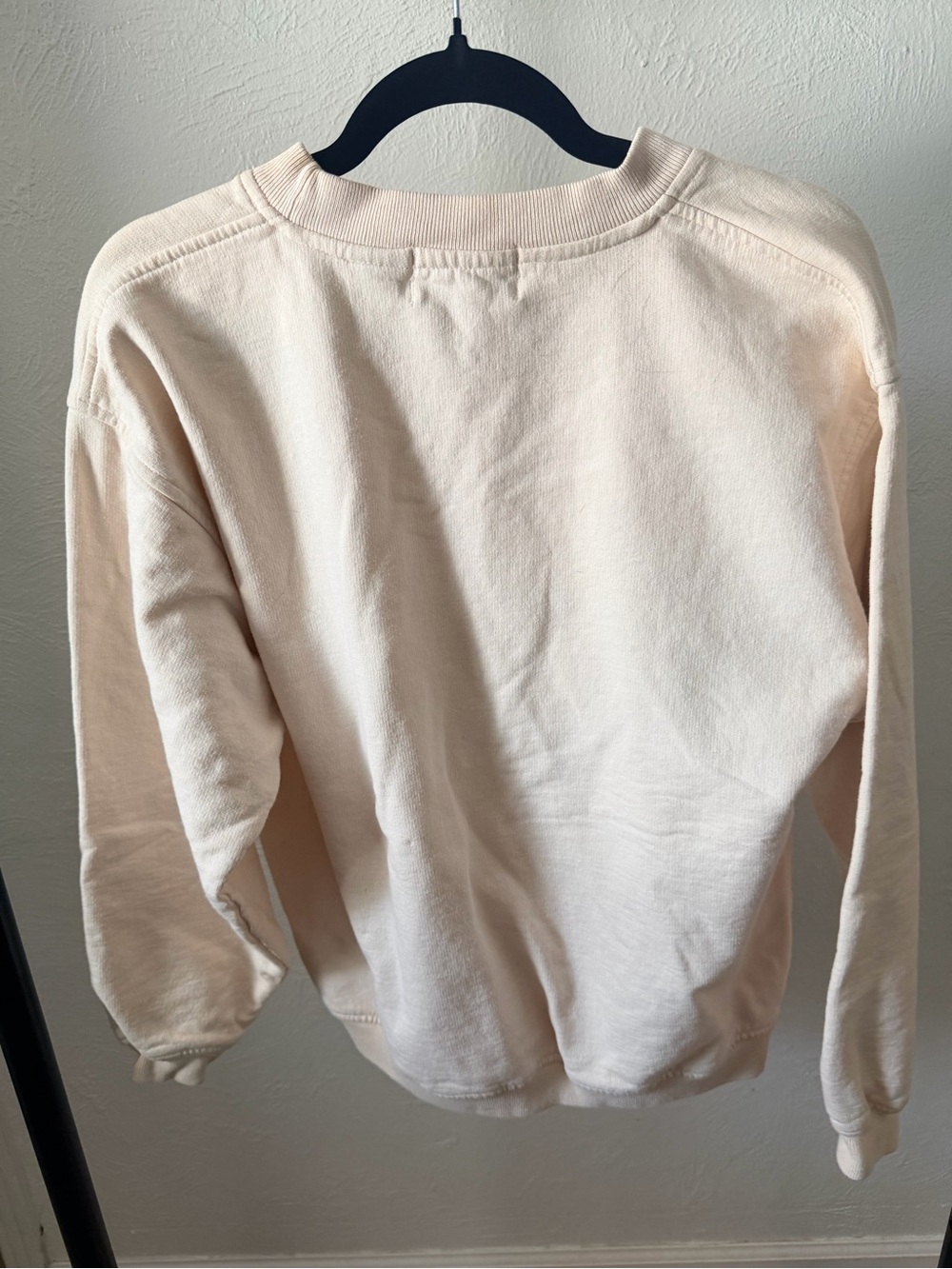 Vintage Club Newport Cream Embroidered Golf Bag Crewneck Sweatshirt Size Medium - Picture 3 of 4
